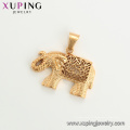 34202 xuping gold plateado animal forma serie elefante neutral colgante